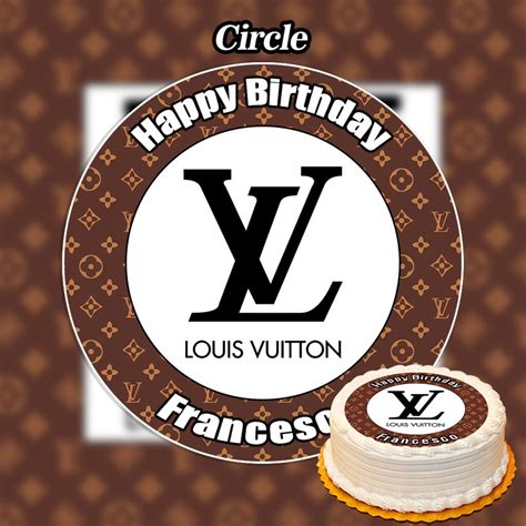 louis vuitton cake topper